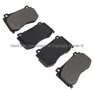 Quality-Built® - Premium New Semi-Metallic Front Disc Brake Pads