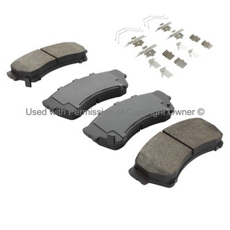 Quality-Built® - Premium New Ceramic Front Disc Brake Pads