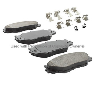Quality-Built® - Premium New Semi-Metallic Front Disc Brake Pads