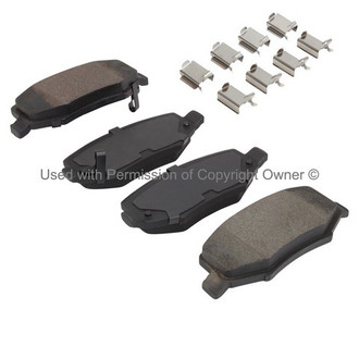 Quality-Built® - Premium New Semi-Metallic Rear Disc Brake Pads
