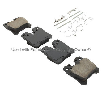 Quality-Built® - Premium New Ceramic Rear Disc Brake Pads