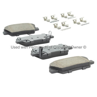 Quality-Built® - Premium New Ceramic Rear Disc Brake Pads