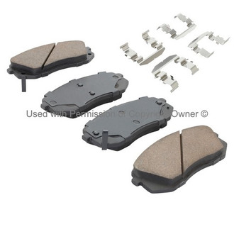 Quality-Built® - Premium New Semi-Metallic Front Disc Brake Pads