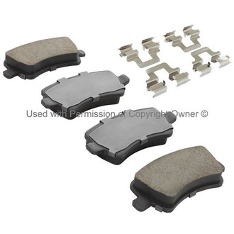 Quality-Built® - Premium New Ceramic Rear Disc Brake Pads