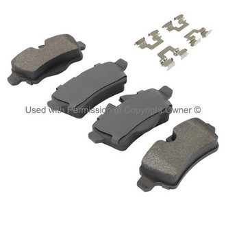 Quality-Built® - Premium New Semi-Metallic Rear Disc Brake Pads