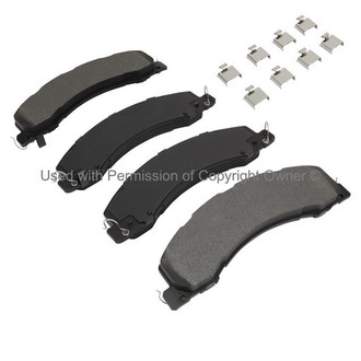 Quality-Built® - Premium New Semi-Metallic Front Disc Brake Pads