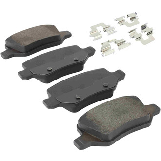 Quality-Built® - Premium New Semi-Metallic Rear Disc Brake Pads