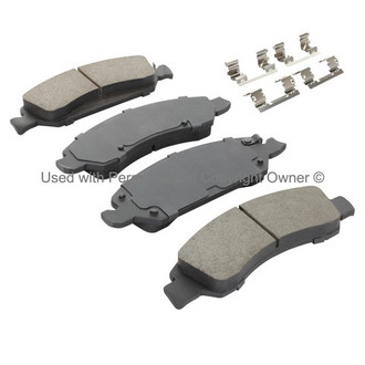 Quality-Built® - Premium New Semi-Metallic Front Disc Brake Pads