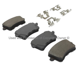 Quality-Built® - Premium New Semi-Metallic Rear Disc Brake Pads