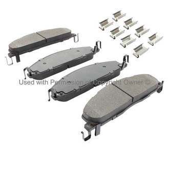 Quality-Built® - Premium New Semi-Metallic Rear Disc Brake Pads