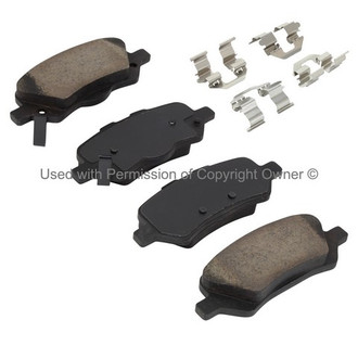 Quality-Built® - Premium New Ceramic Rear Disc Brake Pads