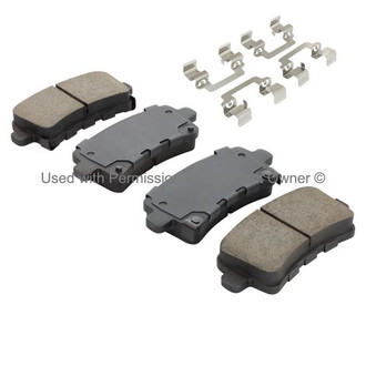 Quality-Built® - Premium New Ceramic Rear Disc Brake Pads