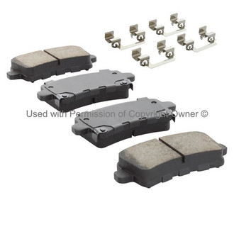 Quality-Built® - Premium New Ceramic Rear Disc Brake Pads