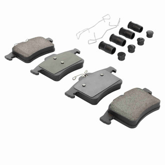 Quality-Built® - Premium New Semi-Metallic Rear Disc Brake Pads