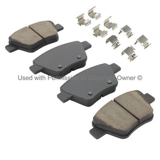 Quality-Built® - Premium New Ceramic Rear Disc Brake Pads