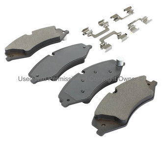 Quality-Built® - Premium New Semi-Metallic Front Disc Brake Pads