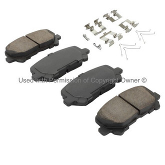 Quality-Built® 1001-1585C - Premium New Ceramic Rear Disc Brake Pads
