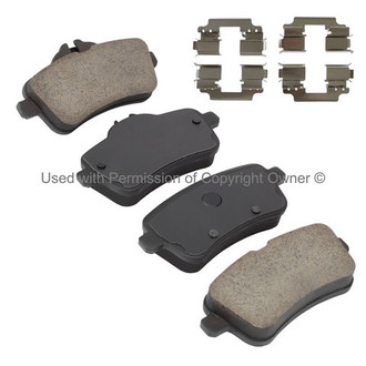 Quality-Built® - Premium New Ceramic Rear Disc Brake Pads