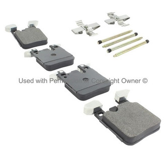 Quality-Built® - Premium New Semi-Metallic Rear Disc Brake Pads