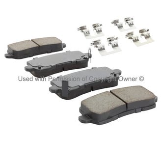 Quality-Built® - Premium New Ceramic Rear Disc Brake Pads