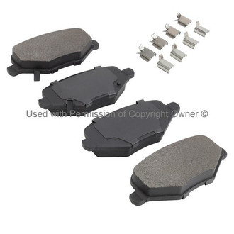 Quality-Built® - Premium New Ceramic Rear Disc Brake Pads