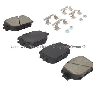 Quality-Built® - Premium New Ceramic Front Disc Brake Pads