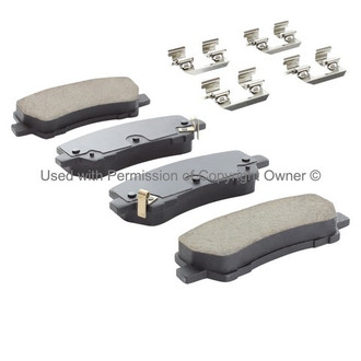 Quality-Built® - Premium New Ceramic Rear Disc Brake Pads