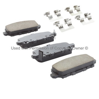 Quality-Built® - Premium New Ceramic Rear Disc Brake Pads