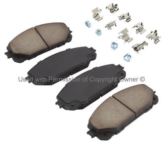 Quality-Built® - Premium New Ceramic Front Disc Brake Pads