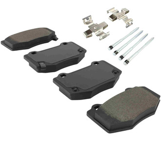 Quality-Built® - Premium New Semi-Metallic Rear Disc Brake Pads