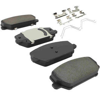 Quality-Built® - Premium New Semi-Metallic Front Disc Brake Pads