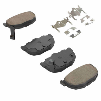 Quality-Built® - Work Force New Semi-Metallic Rear Disc Brake Pads