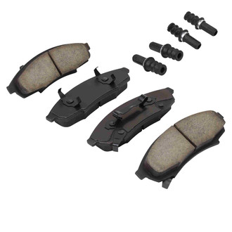 Quality-Built® - Work Force New Semi-Metallic Front Disc Brake Pads