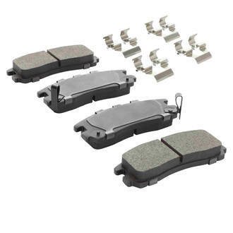 Quality-Built® - Work Force New Semi-Metallic Rear Disc Brake Pads