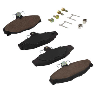 Quality-Built® - Work Force New Semi-Metallic Rear Disc Brake Pads