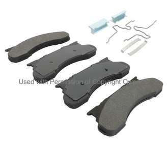 Quality-Built® - Work Force New Semi-Metallic Front Disc Brake Pads