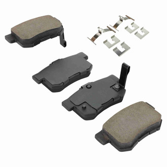 Quality-Built® - Work Force New Semi-Metallic Rear Disc Brake Pads
