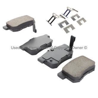 Quality-Built® - Work Force New Semi-Metallic Rear Disc Brake Pads