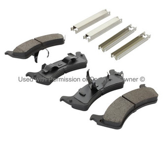 Quality-Built® - Work Force New Semi-Metallic Rear Disc Brake Pads