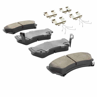 Quality-Built® - Work Force New Semi-Metallic Front Disc Brake Pads