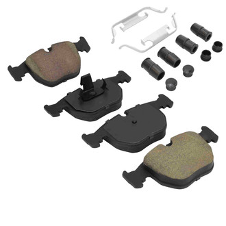 Quality-Built® - Work Force New Semi-Metallic Front Disc Brake Pads