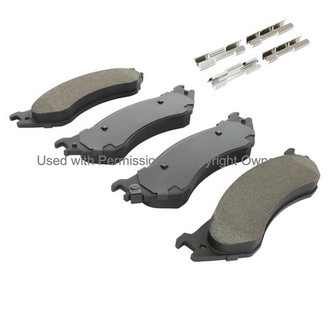 Quality-Built® - Work Force New Semi-Metallic Rear Disc Brake Pads