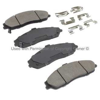 Quality-Built® - Work Force New Semi-Metallic Front Disc Brake Pads