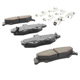 Quality-Built® - Work Force New Semi-Metallic Rear Disc Brake Pads