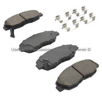 Quality-Built® - Work Force New Semi-Metallic Front Disc Brake Pads