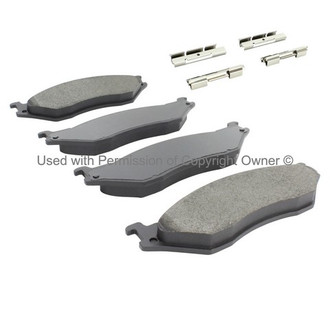 Quality-Built® - Work Force New Semi-Metallic Rear Disc Brake Pads
