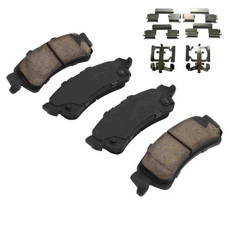 Quality-Built® - Work Force New Semi-Metallic Rear Disc Brake Pads
