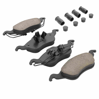 Quality-Built® - Work Force New Semi-Metallic Front Disc Brake Pads