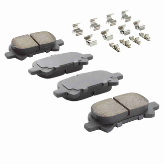 Quality-Built® - Work Force New Semi-Metallic Rear Disc Brake Pads