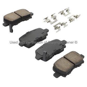 Quality-Built® - Work Force New Semi-Metallic Rear Disc Brake Pads